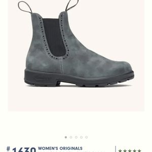 Blundstone #1630 Rustic Black Women's 10